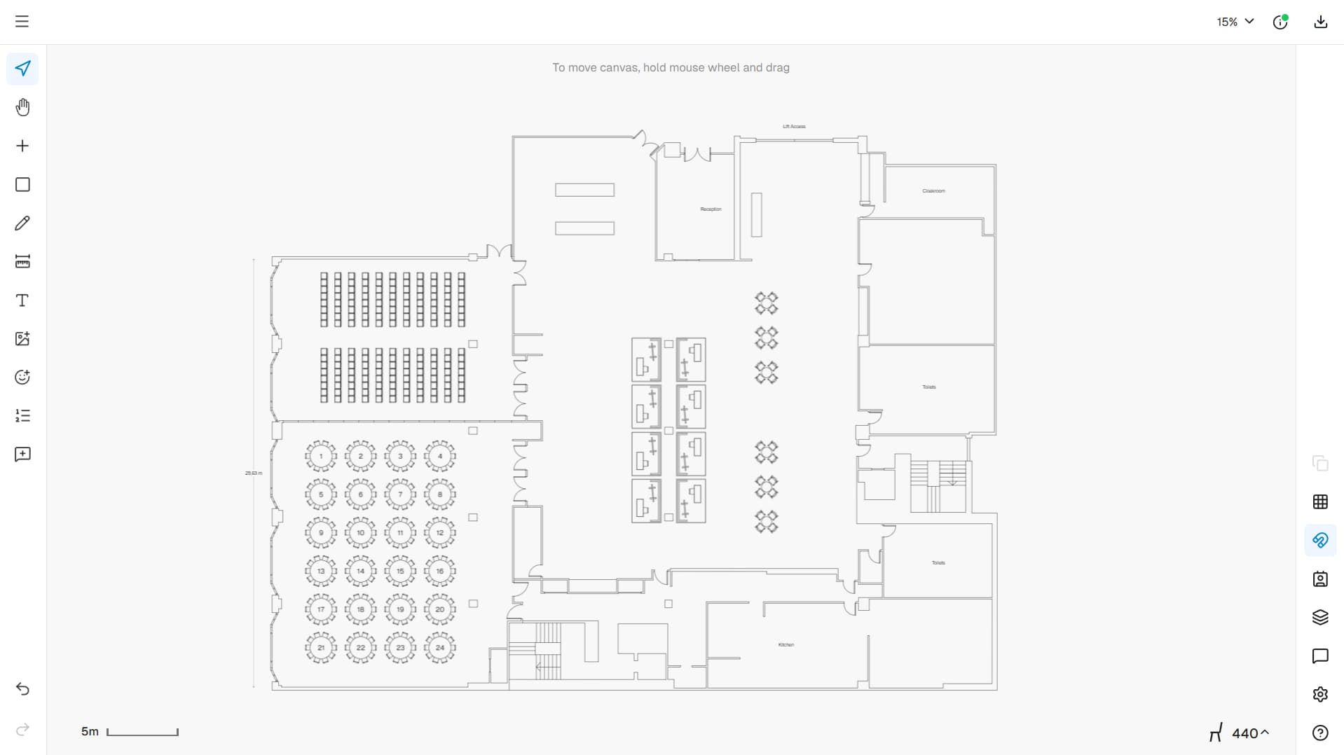 VenueCAD Editor Interface